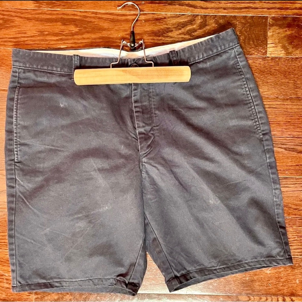 J Crew Essentials Navy Blue Urban Slim Chino Pants Tailored To Shorts Sz 36